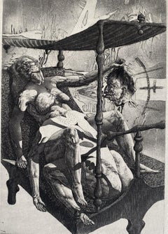 Judith I, carta/incisione, 13,5x9,5 cm, 1987