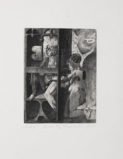 Confess, paper/etching, 9.8x7.5 cm