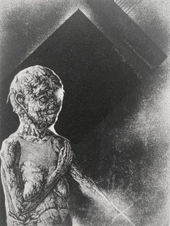 Portrait VIII  papier/gravure, 9,8x7,5 cm, 1989