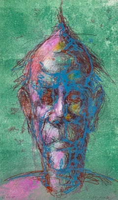 PCY-0/73/1389, Papier/Leinwand, Monotypie, Technik des Autors, 40,5x28 cm