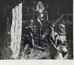 Confubulation de la libido transférée, papier/gravure, 22 x 24 cm