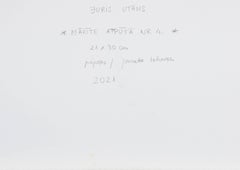„Ladybug at Rest IV“. 2021. Papier, Mischtechnik. 21 × 30 cm.