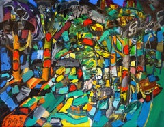 Abendsonne, 1999, Öl auf Leinwand, 70x90 cm