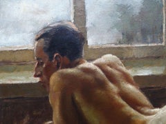 Men's nude. 1925, оil on canvas, 81x116 cm
