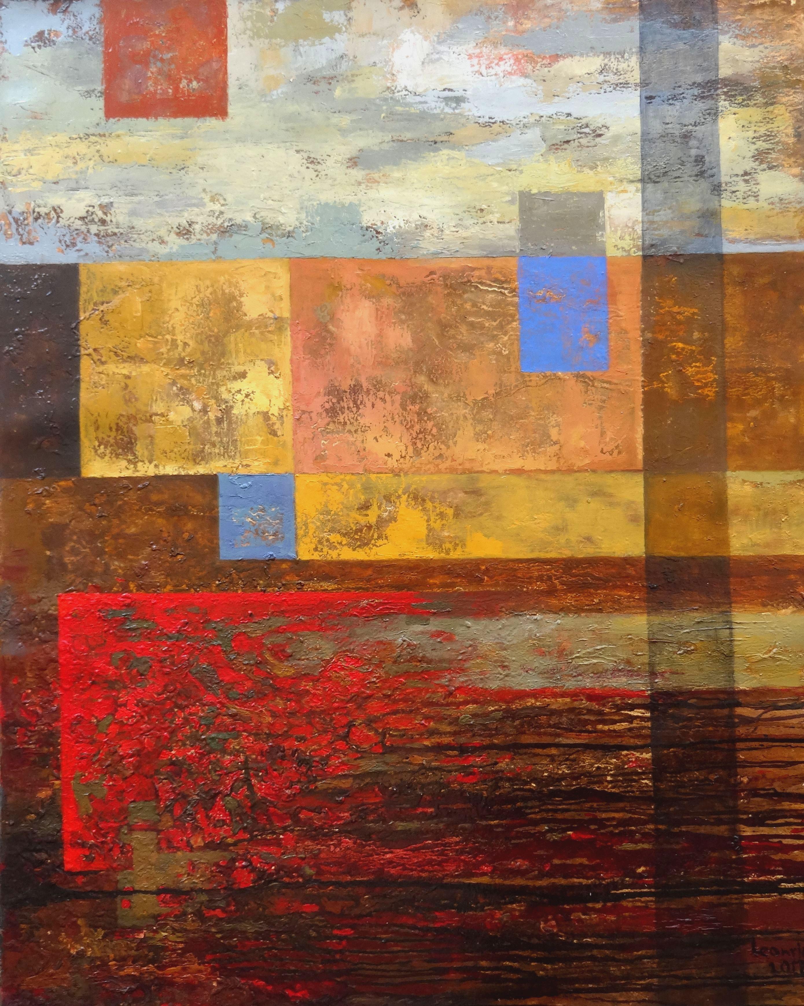 Aprile opus. 2018, tela, olio, 100x80 cm