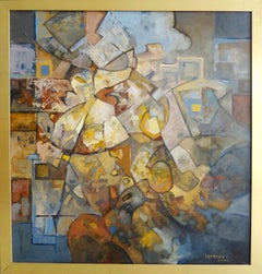 Mushroom rain mantra. 2002, oil on canvas, 95, 5x90, 5 cm