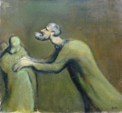 Blind. 1989, canvas, oil, 66x70 cm