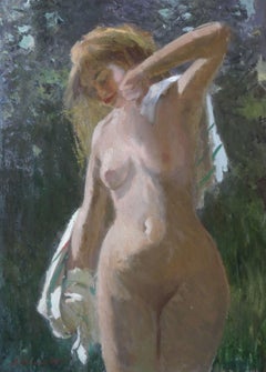 Legge. 1979. Olio su cartone, 96x70 cm