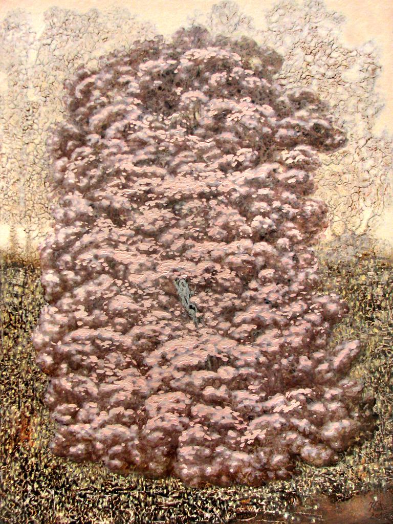 Landscape Painting Kristine Kvitka - Une histoire d'automne. 2012, huile sur toile, 80 x 60 cm