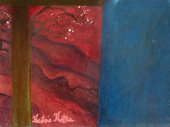 Autumn expression. Oil on cardboard. 95x68 cm