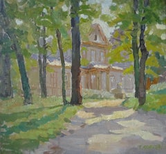 Manor. 1954, oil on canvas, 55x59 cm