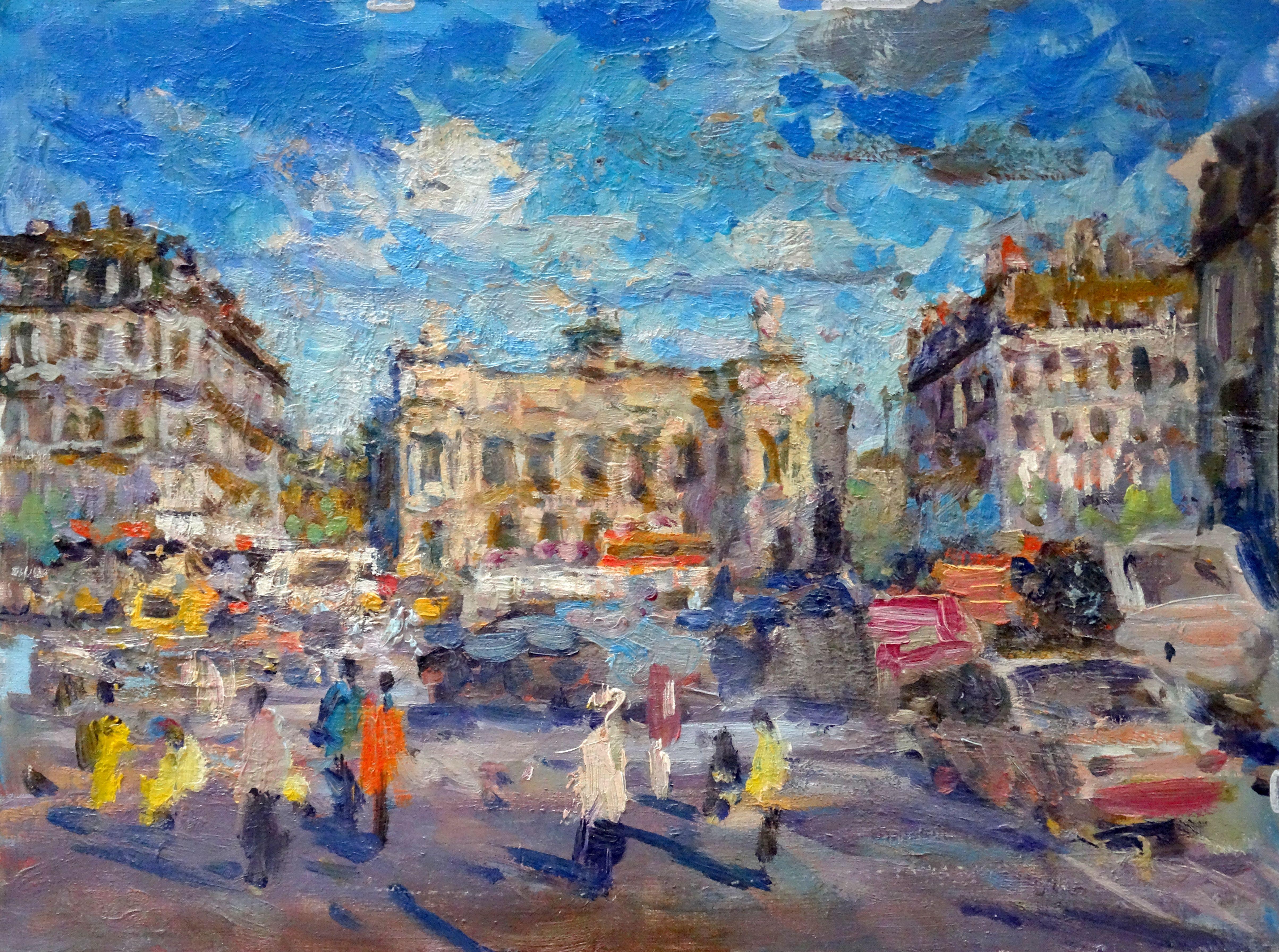 París. 2009, lienzo sobre cartón, óleo, 30x40 cm