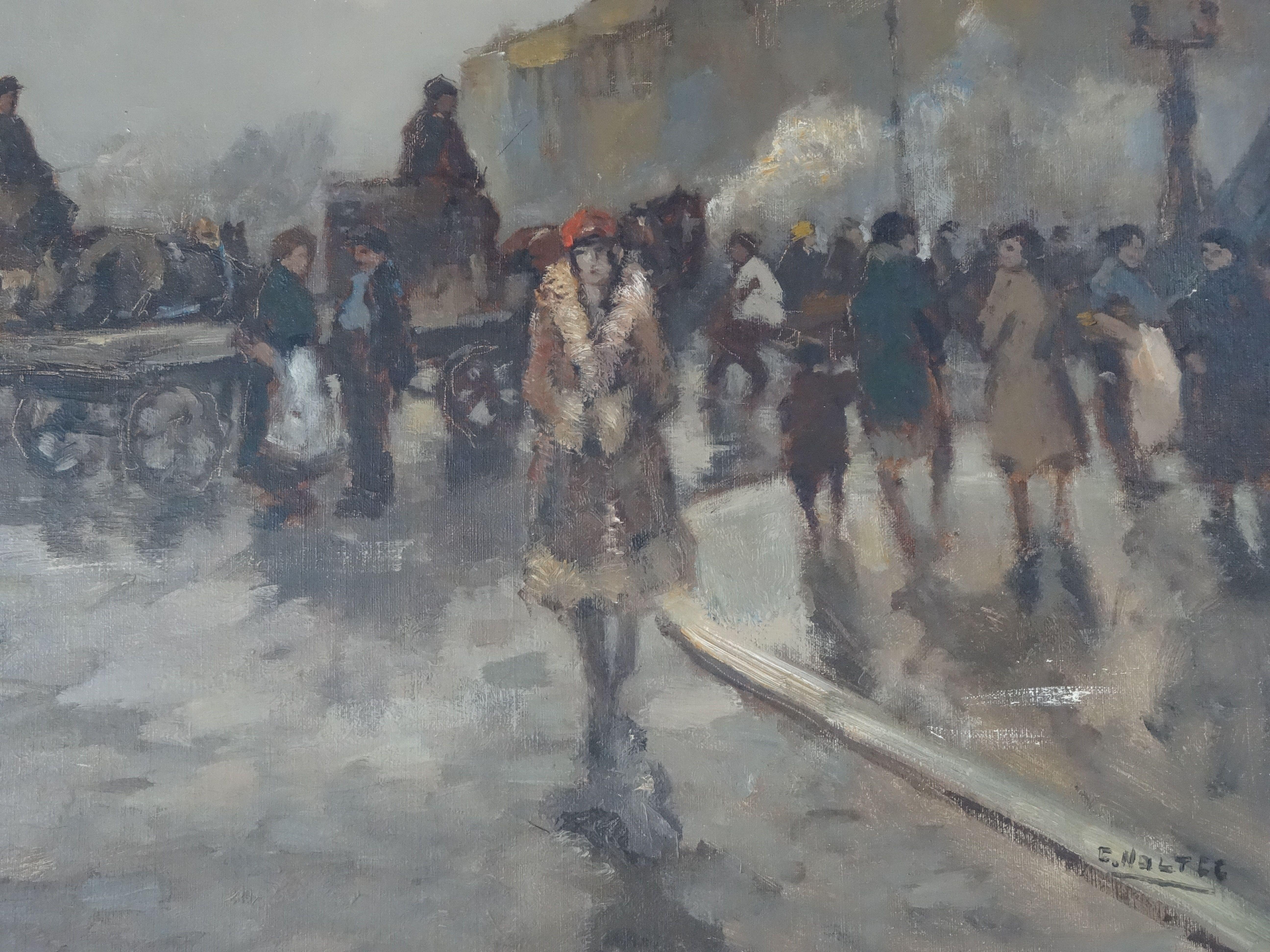 Pariser Boulevard.  20. Jahrhundert, Leinwand, Öl, 60x90 cm

Ausgestellte und veröffentlichte Arbeiten:
Zwolle, Museum de Fundatie, 