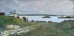 Russian North. Oil on canvas, 50x101 cm