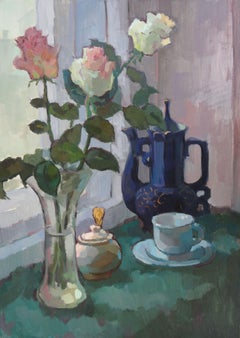 Roses. 2018, oil on canvas, 60x40 cm