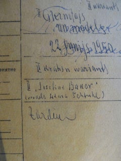 Maler und Modell:: Maler. Papier:: gemischte Medien:: 16::5 x 1::8 cm