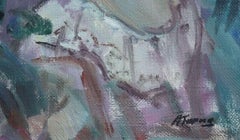 Lilac bouquet. 1995, oil on canvas, 73x50 cm