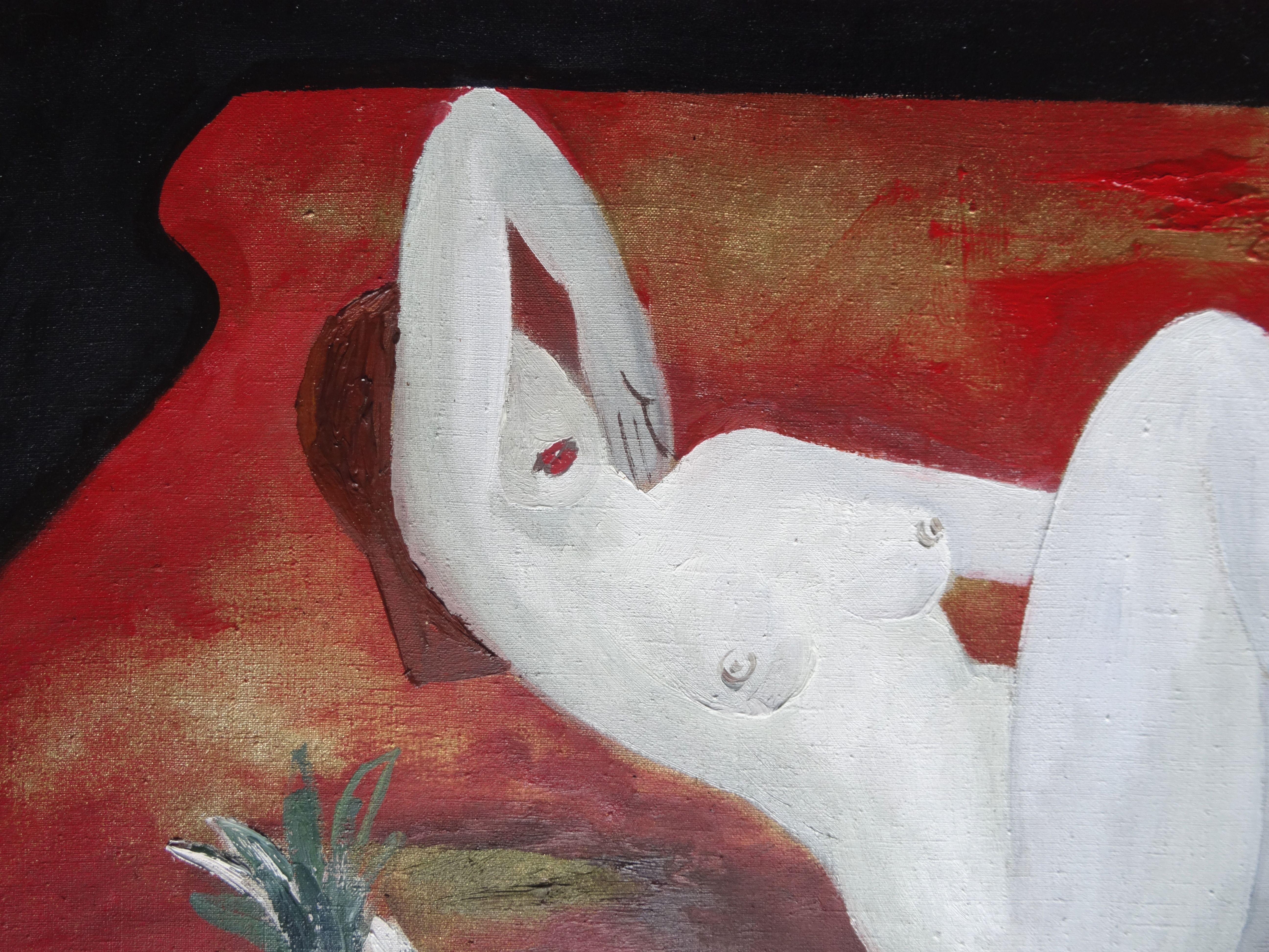 Sul rosso. 1992. Olio su tela, 80x100 cm
Donna sul rosso con frutta

Nel 1965 si è diplomato al Liceo Artistico J. Rozentals, nel 1971 si è laureato presso il Dipartimento di Pittura dell'Accademia d'Arte della Lettonia (relatore della tesi di