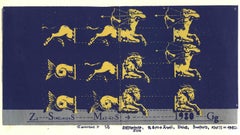 Graphisms & 6. 1980, paper, silk screen, 15,5x28 cm