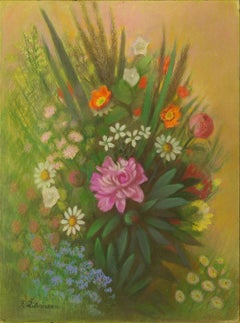 Meadow flowers  Paper, pastel, 47x37 cm