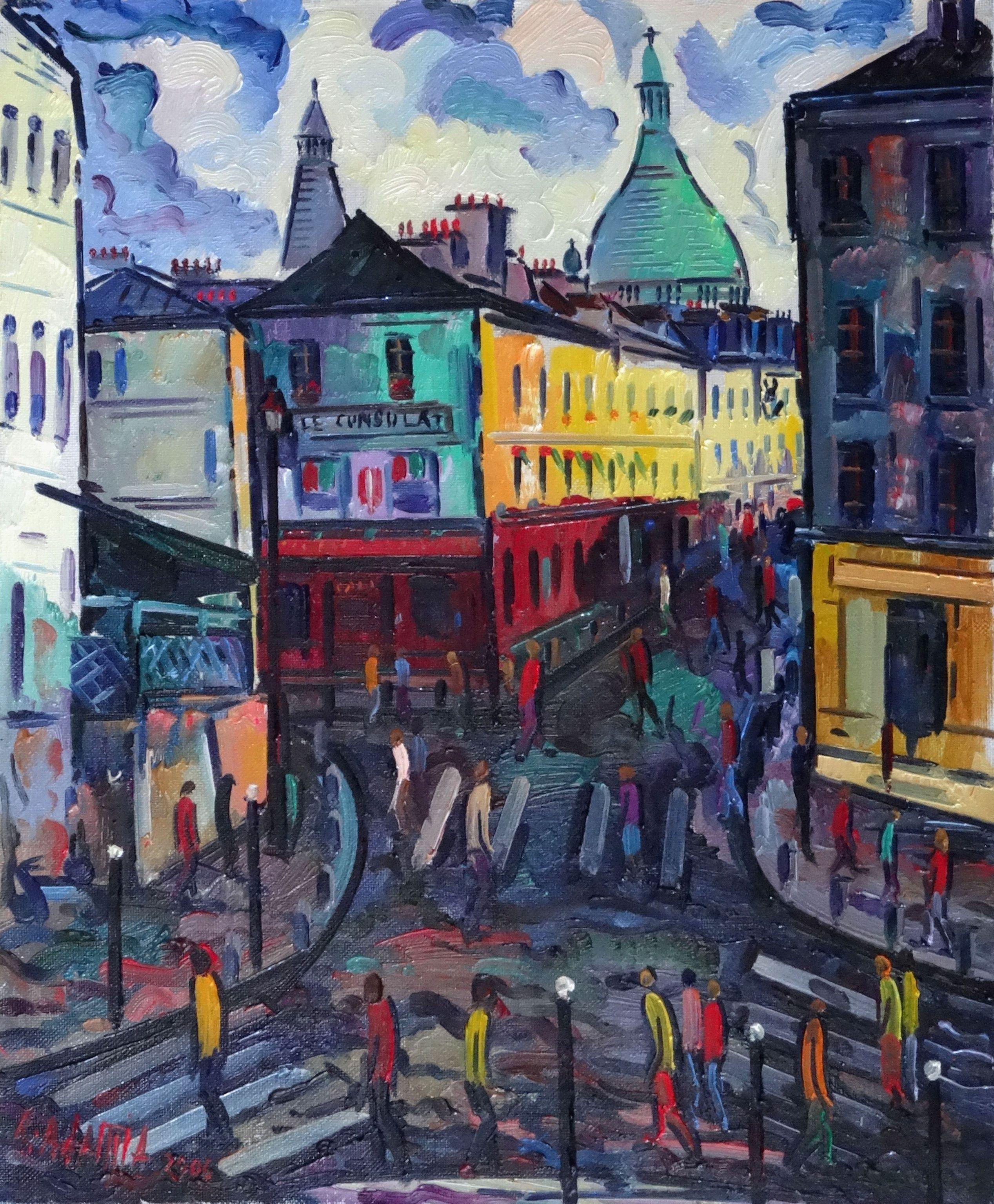 Montmartre. Oil on canvas, 61x50 сm