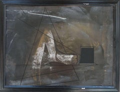 Triptyque. Carton, techniques mixtes, 49x70cm taille totale 49x210 cm