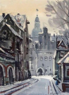 Vintage Old City. 1994. Paper, watercolor, 50x37 cm