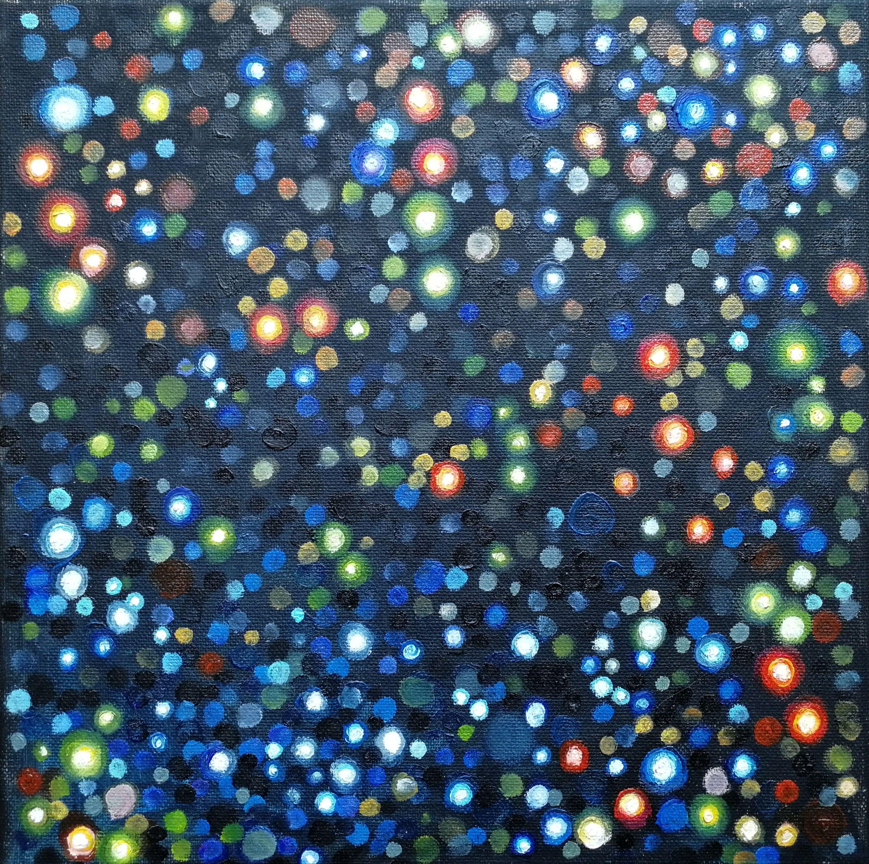 Sparkles. 2014, oil on canvas, 30 x 30 cm