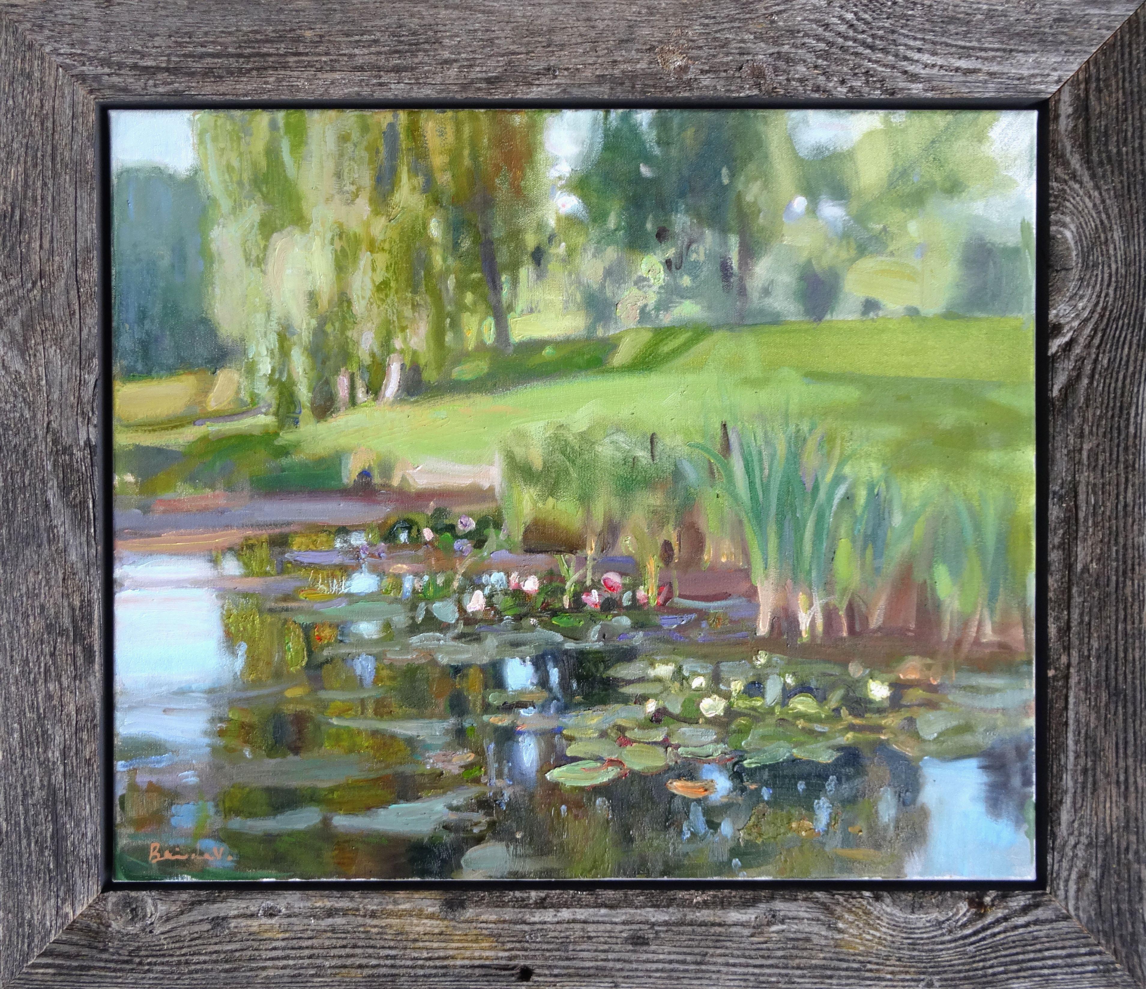 Settembre. 2018, olio su tela, 50x60 cm - Painting di Valery Bayda 