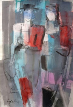 Walk (walk) Affiche, aquarelle, 102x73 cm