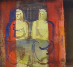 Reflections. 1982. Watercolor on paper, 82x84 cm