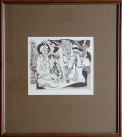 Couple. I/XX. 1992. Paper, etching, 19x21, 3 cm