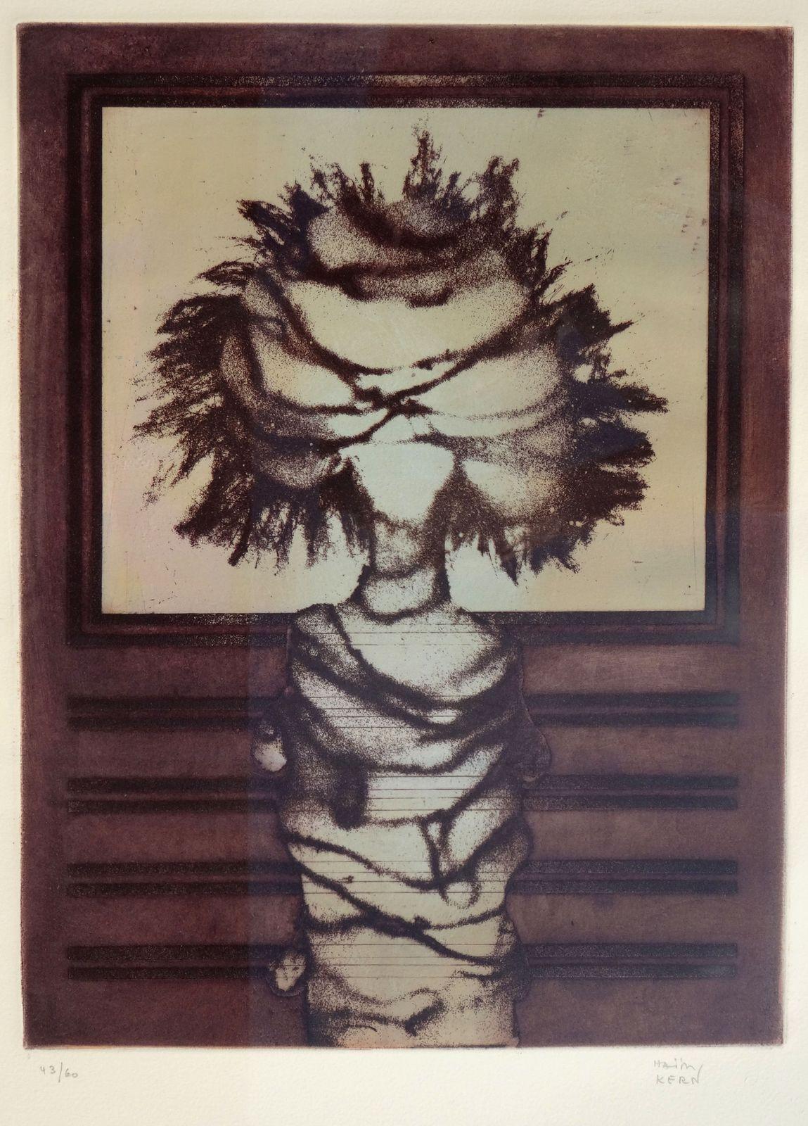 Composizione. 43/60. 1985. Carta, litografia, 40x30 cm