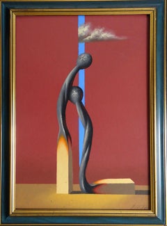 Forgiveness. 2011. Cardboard, canvas, oil, 50x35 cm
