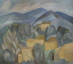 Valley landscape. 1962, oil on canvas, 65,5x75,3 cm