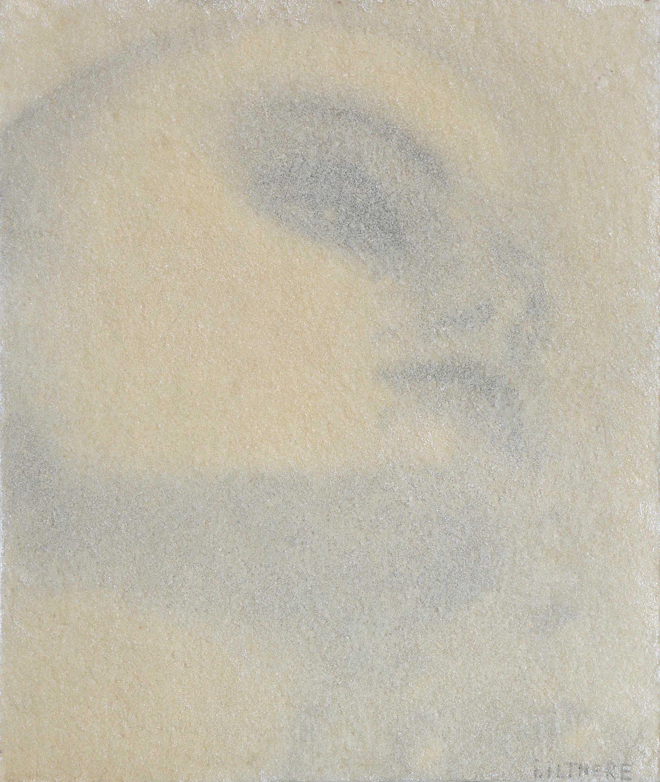 Ieva Iltnere Portrait Painting - Fresco. 2001, canvas, mixed media, 46x38 cm