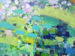 Blooming trees. 2017. Acrylic on canvas, 80x100 cm