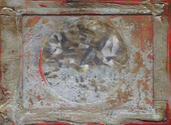 Pharaoh's treasures. 2020. Wood, author's technique, assembly, 40x30 cm