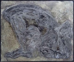 A clown. 1997, canvas, oil, 54x65 cm