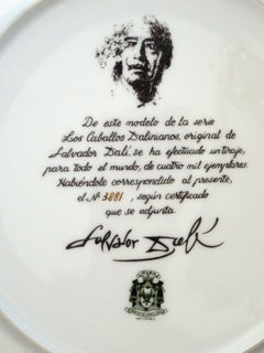 "Don Quichotte" Porcelain dish No. 3881, 1970, diam. 28 cm