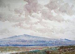 Mountain landscape. 1977, paper, watercolor, 29, 5x41, 5 cm