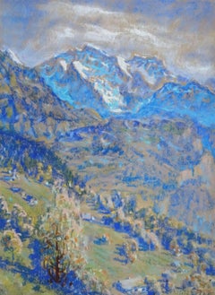 Switzerland. 1916. Paper, pastel, 41x30 cm