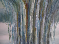 Wintertag. 2000. Öl auf Karton, 80x80 cm