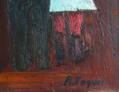First furrow. 1980. Oil on canvas, 73x54 cm