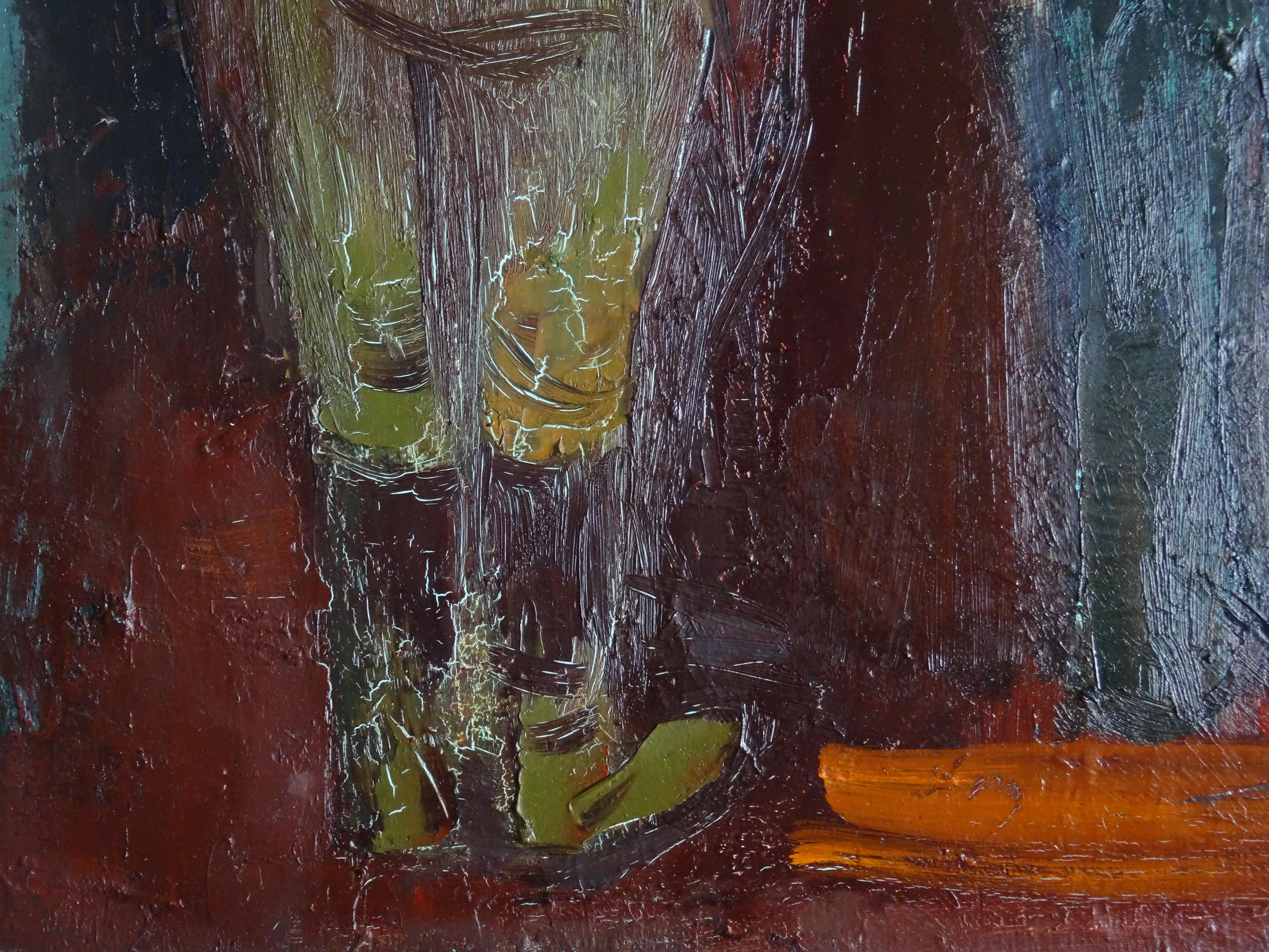 Erste Furche. 1980. Öl auf Leinwand, 73x54 cm

Aleksandr Rodin (1922-2001)
Maler, geboren in einer Bauernfamilie. Ehefrau Rasma Lace - Kunstwissenschaftlerin. Studium an der Stalingrader Kunstschule, Kunstschule Saratow, Abschluss an der Abteilung