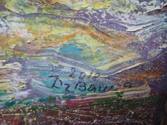 Lilac. 2018, mixed media on canvas, 60x69.5 cm