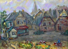 Old Town. Catherine 's square. 2011, acrylic on paper, 48x68 cm