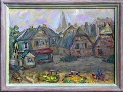 Old Town. Catherine 's square. 2011, acrylic on paper, 48x68 cm