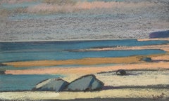 Seashore. 1990. Paper, pastel, 25x41 cm