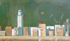 In the port. 1998, Öl auf Leinwand, 44x73 cm